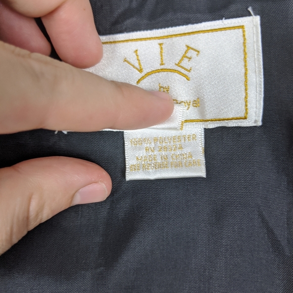 Vintage 90s Beaded Pearl Sheer Bell Sleeve Top - Picture 8 of 8